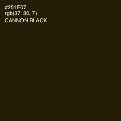 #251E07 - Cannon Black Color Image